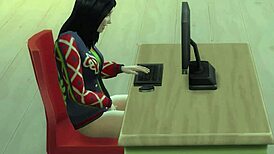 Girl Masturbates In Front Of Porn!