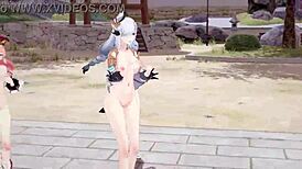 Genshin impact rough shenhe ganyu yanfei