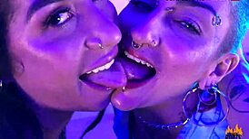 Caroleta roots shares hot guy with friend in delicious menage.