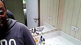 I chat with diamond ortega backstage during casting