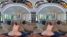 Robbin Banx and Kira Perez get quick doggystyle POV fucks