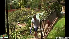 Raw Passion as Tennis Gay Jocks Fuck Outdoors