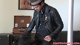 this busty emo babe with piercings gets filmed during casting interview.