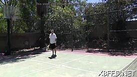 Teens compete in hardcore pussy fucking game intensely