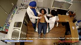 sheila daniels caught on spy cam during physical with doctor tampa at girlsgonegyno
