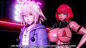 Lewd Game Show 3 Features Big Ass Anime Futanari With Monster Cock