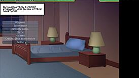 Exploring Rogue-Like Evolution, a student discovers forbidden desires with a seductive blonde teacher in part 1