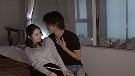 Girl with big ass and small tits shows off her body.