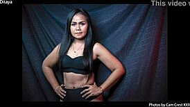 4k slideshow of ditaya in leather chaps