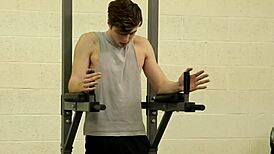 Gay Amateur Eating Stud's Ass With Rough Rimjob Cumshot