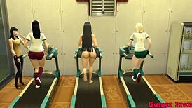 naruto hentai orgy with hinata and sarada getting filled up! 😍