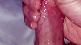 Messy Edging Session Leaves Twink Cock Throbbing with Vocal Cumshot