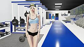 wbp396 interracial workout with gloryhole and double penetration