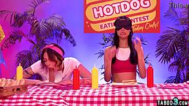 i'm alexis tae fuckin eliza n charlotte with my strapon, oh god