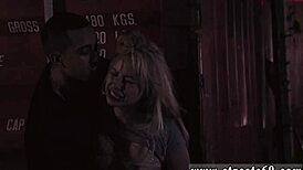 Teen Slave Bound in First BDSM Domination