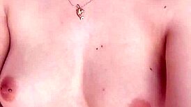 Teen brunette with blue eyes and piercing teases by the pool before swimming.