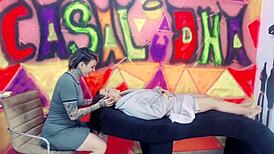 Sucked client in studio! Husband fucks!