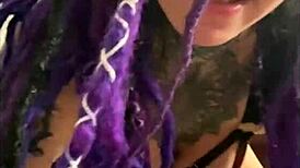 tattooed latina gets rough breeding with dirty talk