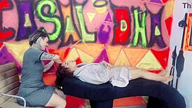 Sucked client in studio! Husband fucks!