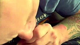 White Cougar Sucking BBC in Late Night Action