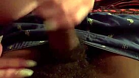 White Cougar Sucking BBC in Late Night Action