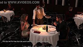 Wife and Stepmother AWAM 11: Wild Dinner with Bennett in 3D Porn Game!