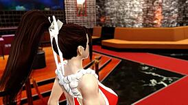 Mai Shiranui 3D Animation Brings Cute Cartoon Fun