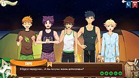 Episode 19 of Game Friends Camp: Night Swimming with Russian Voice Acting