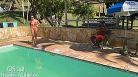 FINAL DE SEMANA NA FAZENDA CHEIO DE TESÃO METI O PAU NA BUCETA DESSA MORENA TATUADA