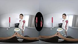 Intense latex android sex in realitylovers vr with missionary and cowgirl.