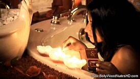 loving her exotic indian body while she dances naked in wild moves