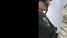 argentinian girl begs me to fuck her by the elevator in medellin