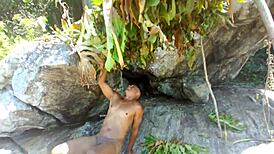 Paty Bumbum and Alex Lima get naked on Fernando de Noronha island with monster cocks 😈