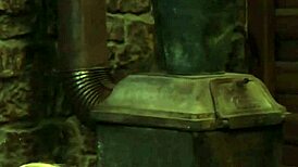 Solo Blonde Teasing In Bath With Oil