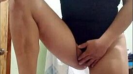 Stepmother tackles live challenges before fucking her wet ass!