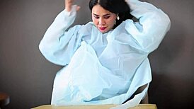 medical latex gloves fetish sparks hospital patient curiosity