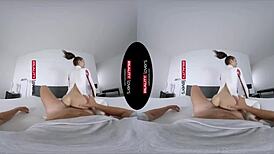 Intense latex android sex in realitylovers vr with missionary and cowgirl.