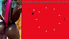 sultry salazzle in a fantasy hmv pmv scene