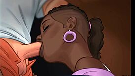 Horny teacher sucks my dick on stage