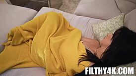 step-sis joins the fun with victor ray and queenie sateen.