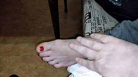 Lick Stepmom's Smelly Feet!