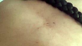 The BBW tranny eagerly takes the monster cock in her ass, sucking and getting assfucked hard.