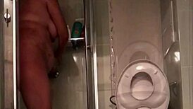 sexy milf in shower webcam