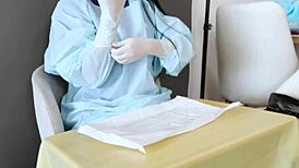 medical latex gloves fetish sparks hospital patient curiosity