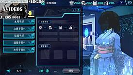 Ai Ai-Nuo Trains Machine Girl in Hentai Sex