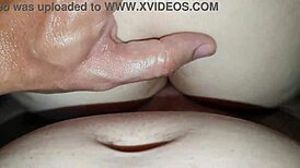 After an oil bath, she gave me her shaved pussy with intense desire.