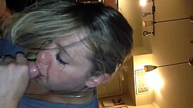 Tinder Babe Sucking Cock