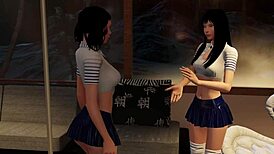 Wow! The Whore Game Episode 1 with Asian Femdom Lesbians is Wild!