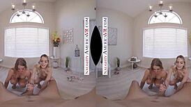 वे कहते हैं, वीआर में एक साथ दो चिक्स? केना और वेरोनिका के साथ।