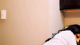 Ebony Teen 18+ Dances In Shorts!